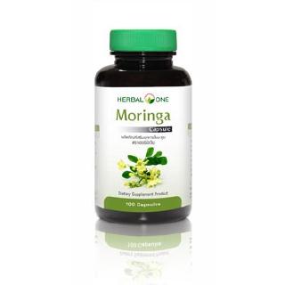 Herbal one Moringa มะรุม 100 แคปซูล