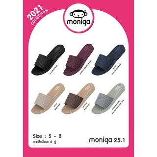 รองเท้าแตะแบบสวม MONOBO รุ่น MONIGA 25.1 พื้นหนา สายสาน ของแท้ ราคาถูกก