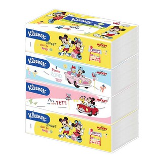 ใหม่ Kleenex กระดาษเช็ดหน้า คลีเน็กซ์ ซอฟท์ 115 แผ่น แพค 4 ทิชชู่