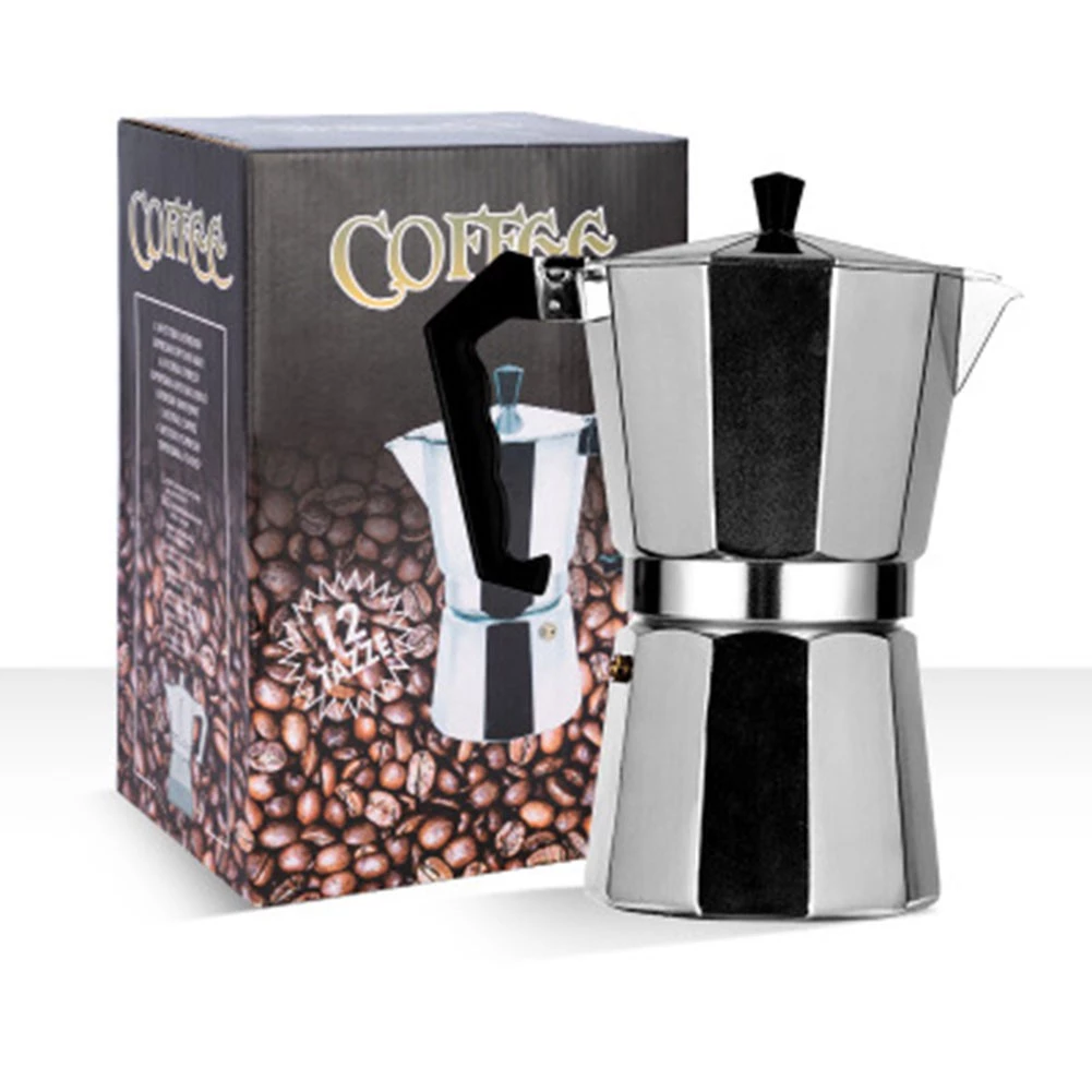 【จัดส่ง 1 วัน】โมก้าพอท กาต้มกาแฟสด อลูมิเนียม เครื่องต้มกาแฟ ชุดชงกาแฟสด mokapot 3cup 6cup แบบพกพา thumbnail 10