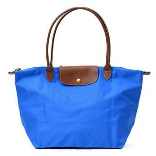 SALE!! ❤ รับประกันแท้ 💯% จากช็อป ❤ LONGCHAMP Le Pliage ไซส์ M หูยาว สี Outremer