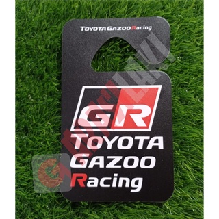 ที่แขวนกระจกมองหลัง สีดํา สําหรับ Toyota GAZOO RACING