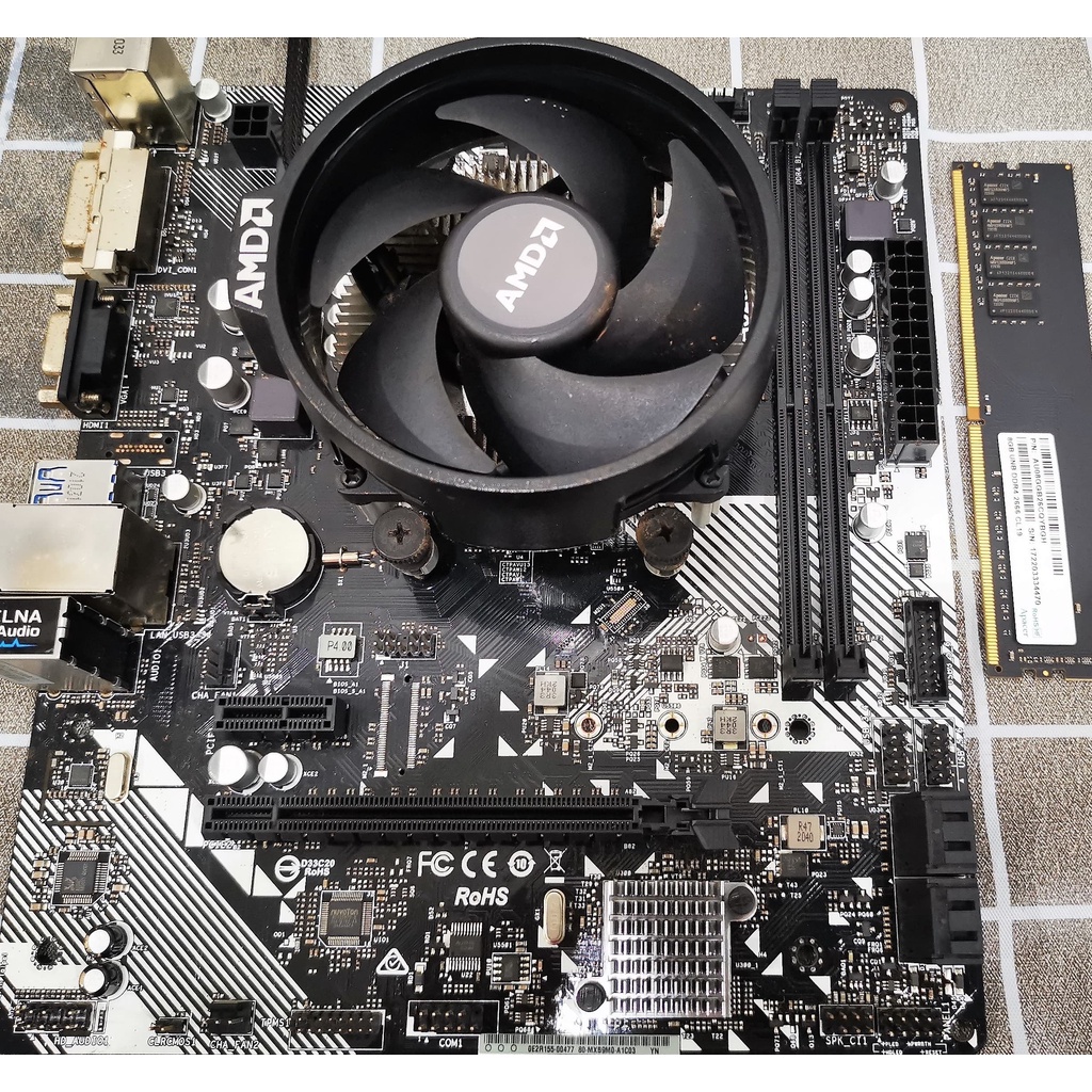ชุดมัดรวม R5 2600 + A320M + Ram 16G/2666 **สินค้ามือ2 สภาพดี