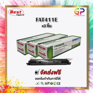 Boom+ / Panasonic / KX-FAT411E / ตลับหมึกเลเซอร์เทียบเท่า /KX-MB2003CNB/KX-MB2030/ สีดำ / 2,000 แผ่น / 3 กล่อง