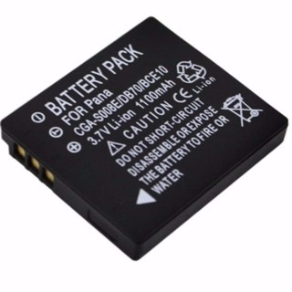 แบตเตอร์รี่ กล้อง Panasonic Digital Camera Battery S008E / BCE10E (Black)