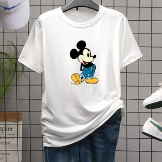 ❆❐LZD เสื้อยืดลาย(Micky)เสื้อทีเชิ๊ต เสื้อยืดคอกลมแฟชั่นunisexลายการ์ตูนสุดฮิต เสื้อแขนสั้นใส่ได้ทั้งผู้หญิงและชายเสื้อ�