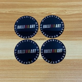 โลโก้* RALLI ART โลโก้ฝาครอบล้อ โลโก้ติดดุมล้อ  ขนาด : เส้นผ่าศูนย์กลาง 60 mm  (ราคาต่อชุด มี 4 ชิ้น )