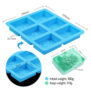 00130 แม่พิมพ์สบู่ 100 กรัม แม่พิมพ์ดอกไม้ 3D แม่พิมพ์สบู่ แม่พิมพ์ซิลิโคน