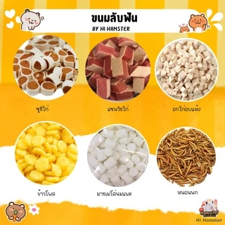 [HiHamster]ขนมทดลอง อาหาร แฮมสเตอร์ ขนมสัตว์เลี้ยง เม่นแคระ แฟตเทล