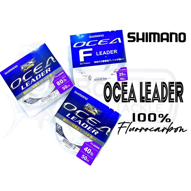 SHIMANO OCEA LEADER FLUOCARBON LEADER FC LEADER FISHING LINE EX FLUOROCARBON