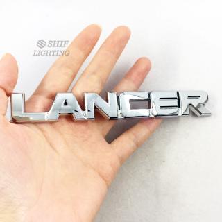 สติ๊กเกอร์ลายโลโก้ 1 x ABS Chrome Lancer สำหรับ Mitsubishi Lancer