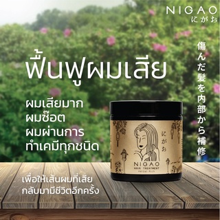 นิกาโอะ แฮร์ ทรีทเม้นท์ เฮอร์บัล ริช NIGAO HAIR TREATMENT HERBAL RICH 450 ml.