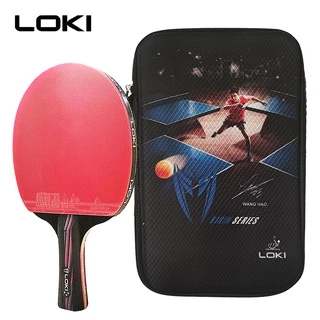 Loki X1/X2/X3 ITTF ไม้ตีปิงปอง ไม้ตีมืออาชีพ ฟองน้ําความยืดหยุ่นสูง ตีปิงปอง พร้อมกระเป๋าไม้