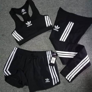 [ถ่ายจากงานจริง] SET SPORTBAR ADIDAS FREE TRANSPORT ชุดออกกำลังกายAdidas