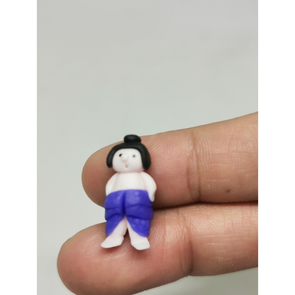 เด็กไทยจิ๋ว (สูง 1.5-2 ซม.) เด็กจิ๋ว เด็กดินปั้น ของจิ๋ว ของตกแต่ง - รูปที่ 3