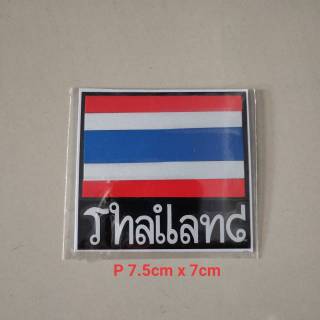 สติกเกอร์ธงชาติไทยไทย THAILOOK MOTAI THAILAND Flag TER คุณภาพดีที่สุด