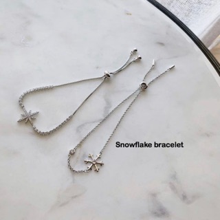 Snowflake bracelet สร้อยข้อมือรูดปรับไซส์ได้