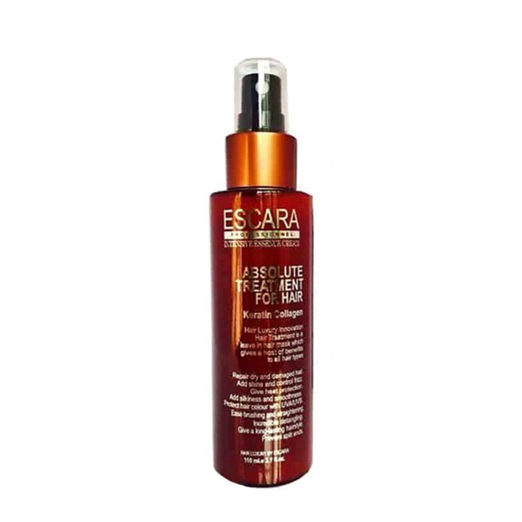 สเปรย์ทรีทเม้นท์เคราติน&คลอลาเจน ESCARA Absolute Treatment Spray 110ml.