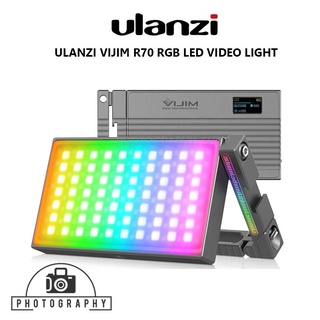 ULANZI VIJIM R70 RGB LED VIDEO LIGHT ไฟติดหัวกล้อง ปรับแสงไฟ 2500-8500K ชาร์จไฟได้