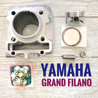 เสื้อสูบ + ปลอก + ลูกสูบ + แหวน + สลัก + กิฟล็อก  YAMAHA GRAND FILANO  ,  ยามาฮ่า แกรนด์ ฟิลาโน่ 2PH-E1311-00