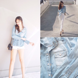 Skyline Denim Top