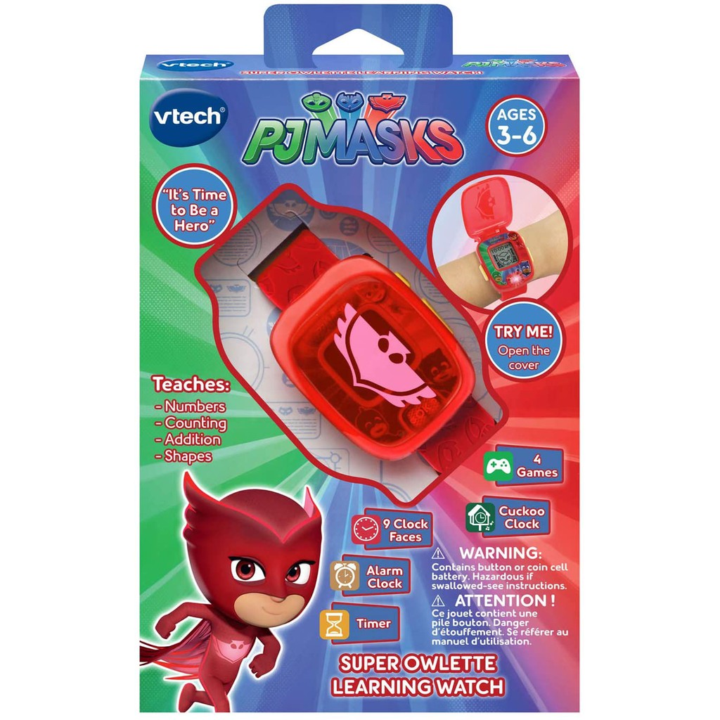 (READY STOCK) VTech PJ Masks Super Owlette Learning Watch