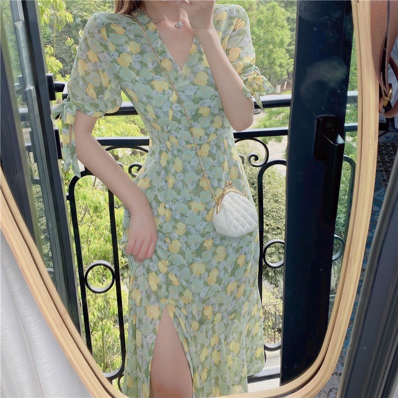 เดรสยาวลายดอก 08AUG20