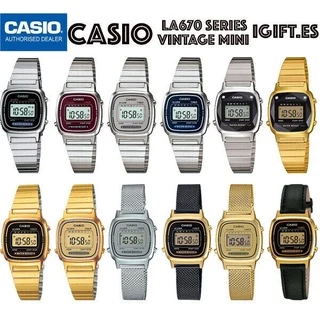 แท้ Cmg Casio รุ่น LA670 (กล่องคลีม) วิทเทจ series LA-670 LA670W ประกันศูนย์ไทย 1 ปี
