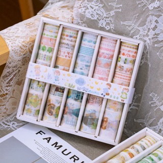 🌈เทป 50 ม้วน ลายน่ารักกหลายไซส์ 💛
