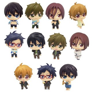 Free! Iwatobi Swim Club - Anime - Mascot Figure พวงกุญแจหนุ่มนักว่ายน้ำ Free! Colourful Collection แท้ จากญี่ปุ่น