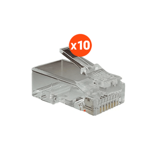 [พร้อมส่งจากไทย] หัวแลน RJ45 CAT6 แบบทะลุ 10,50,100ชิ้น