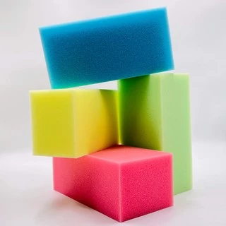 ฟองน้ำก้อนใหญ่หนา [1ก้อน] ฟองน้ำล้างรถ ฟ้องน้ำถูพื้น ฟองน้ำวิทยาศาสตร์เกรดA
