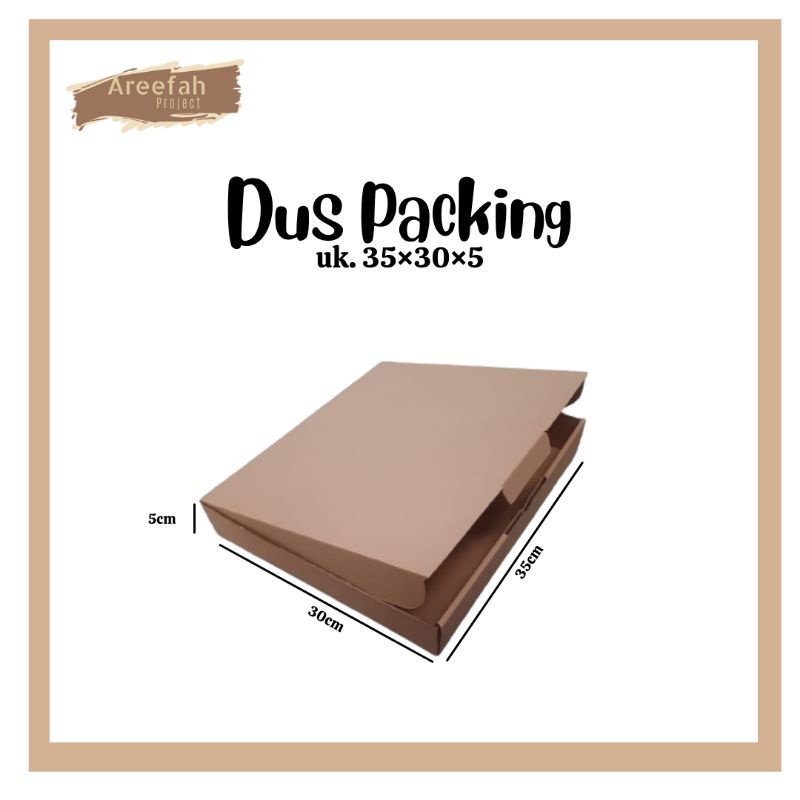 CARDBOARD / CARDBOARD BOX / DI CUT PACKING CARDBOARD ขนาด 35x30x5 cm