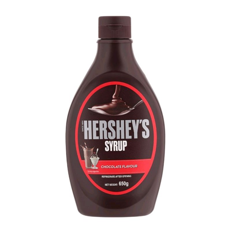 Work From Home PROMOTION ส่งฟรีน้ำเชื่อม ไซรัป รสช็อกโกแลต Hershey's Chocolate Syrup 650ml  เก็บเงินปลายทาง