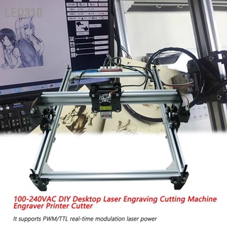 Leo310 100-240VAC DIY Desktop Laser Engraving Cutting Machine Engraver Printer Cutter