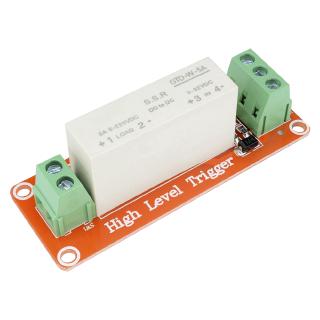 DIYMORE SSR โซลิดสเตตรีเลย์ 3-32V DC 1 ช่อง ตัวกระตุ้นสูงและต่ำ 5A 5V 12V สําหรับ for arduino