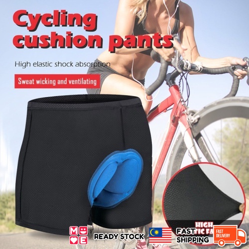 กางเกงปั่นจักรยาน 3D ฟองน้ําเจล เบาะรองนั่ง ขี่จักรยาน กางเกงขาสั้น Seluar Basikal กางเกงจักรยาน