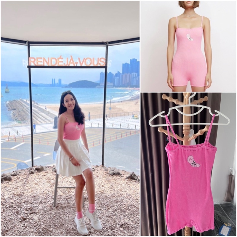 ส่งต่อใส่ครั้งเดียว Sabina ชุดชั้นในเต็มตัว รุ่น Eather Bunny สีชมพูเข้ม