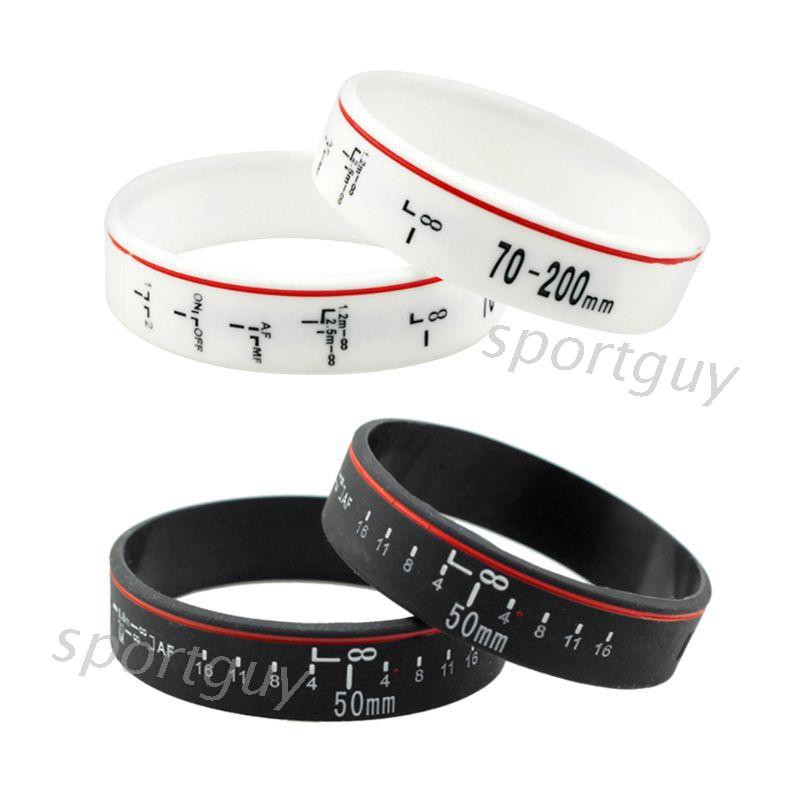 Fashion Silicone Camera Lens Wristband Photographer Band Bracelet for  Came