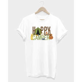 เสื้อยืด CAMPING Happy Camper