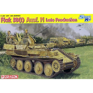 โมเดลประกอบ Dragon Model 1/35 DRA6590 FLAK 38(t) AUSF.M LATE PRODUCTION