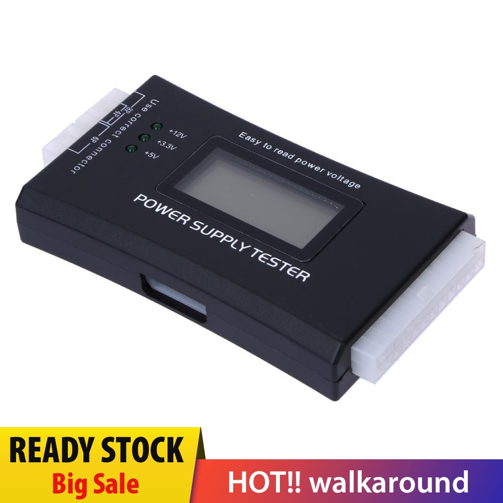 big เครื่องทดสอบเพาเวอร์ซัพพลายดิจิตอล lcd pc buzzer psu psu atx btx itx hdd uk