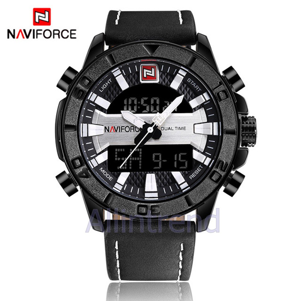 นาฬิกา Naviforce รุ่น NF9114M สีเงิน/ดำ ของแท้ รับประกันศูนย์ 1 ปี ส่งพร้อมกล่อง และใบรับประกันศูนย์ #NF NF9114