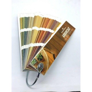 แคตตาล็อกเฉดสีย้อมไม้ พัดสี รุ่น ARBORCOAT COLOR FAN DECK (M2451883TL) ยี่ห้อ เบนจามินมอร์ Benjamin Moore