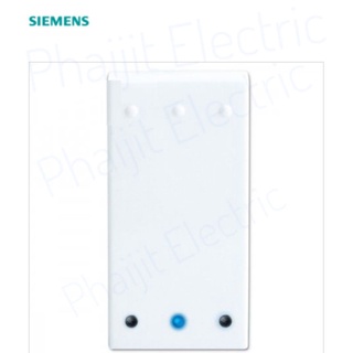 สวิทช์ทางเดียวปิดมีไฟ (1way switch,single pole with LED ) SIEMENS รุ่น DELTA azio 5TA9 850-1PB01 16A/250V Pearl White