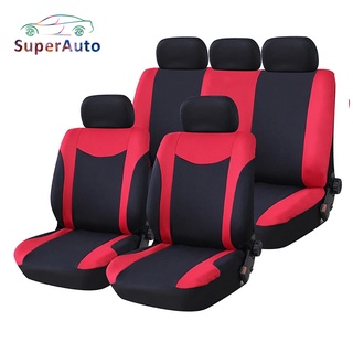 SuperAuto หุ้มเบาะรถยนต์ เบาะรองนั่งรถยนต์ ผ้าคลุมเบาะรถยนต์ ชุดหุ้มเบาะรถยนต์ ที่หุ้มเบาะรถยนต์ คลุมเบาะรถยนต์ แต่งรถภายในรถยนต์ ของแต่งรถยนต์