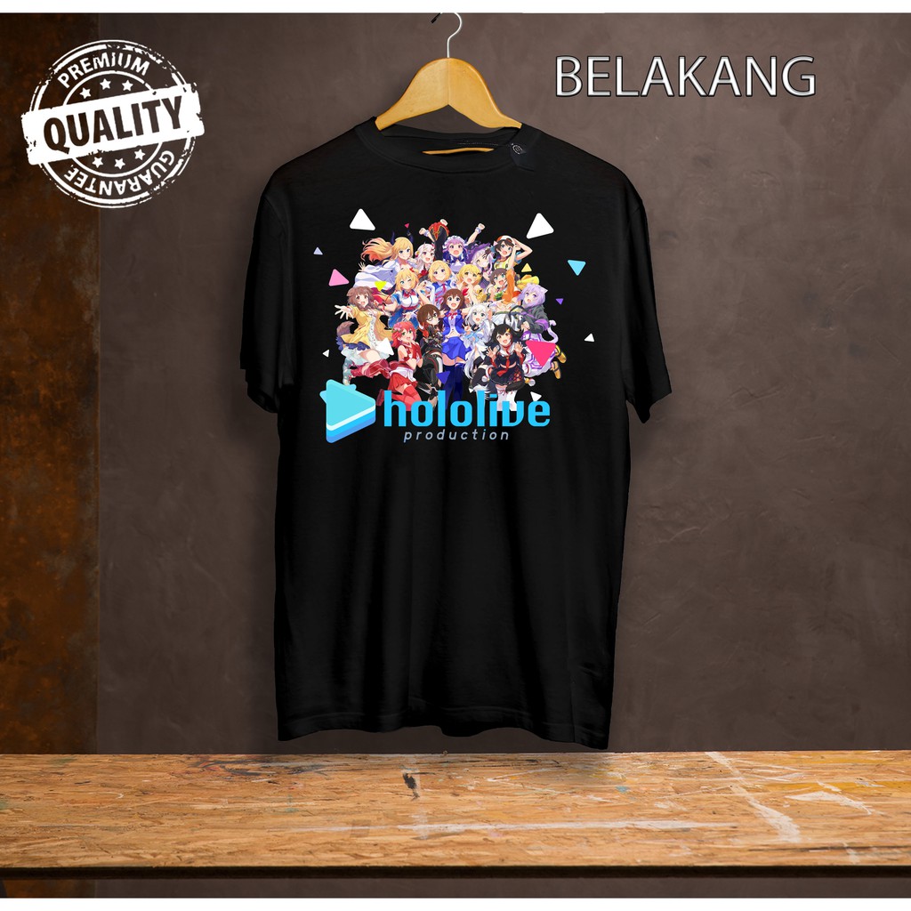 Hololive Production เสื้อยืดอะนิเมะ Hololive Vtuber
