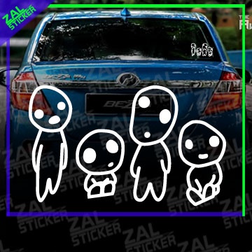 *<ZAL STICKER> สติ๊กเกอร์ติดรถ KODAMA MONONONOKE GHIBLI ANIME MYVI AXIA ALZA BEZZA PERSONA VIOS CITY