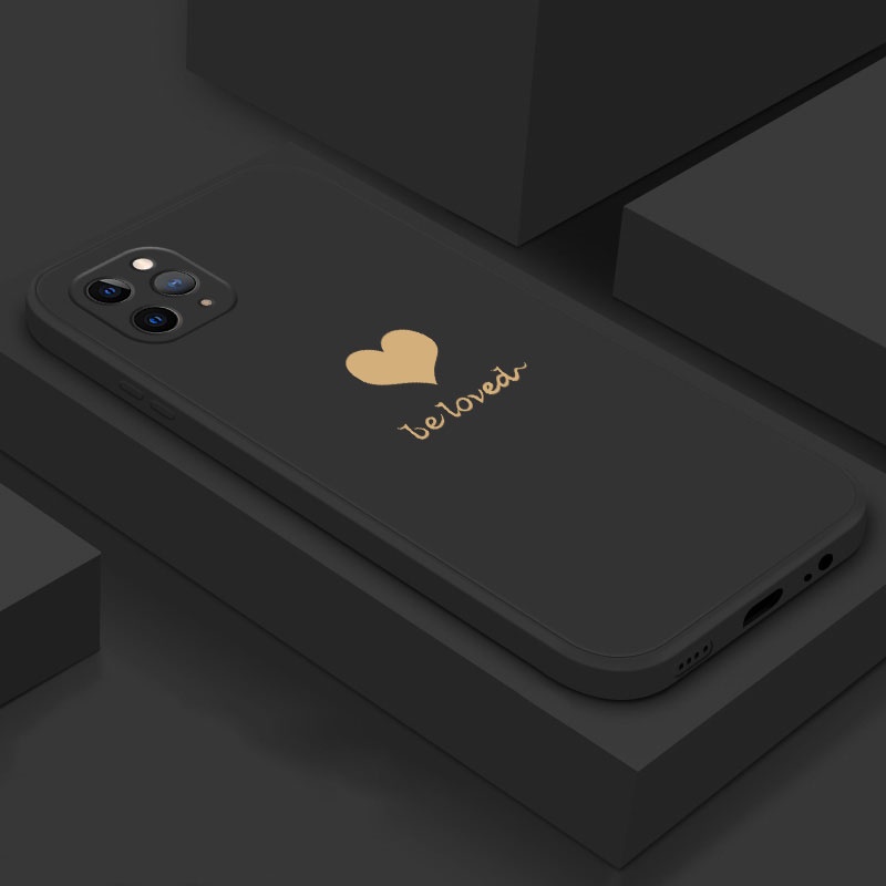 Love Case Vivo Y52 Y72 Y76 5G Z1 Z5X Y1S Y5S Y7S Y9S Y79 Y10 Y97 Y53S 4G Square เคสโทรศัพท์ Soft TPU