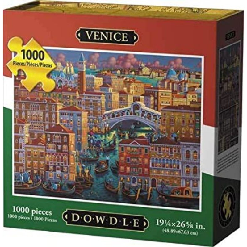 Jigsaw puzzle by D•O•W•D•L•E  Venice 1000 pieces จิ๊กซอว์ 1000 ชิ้น dowdle
